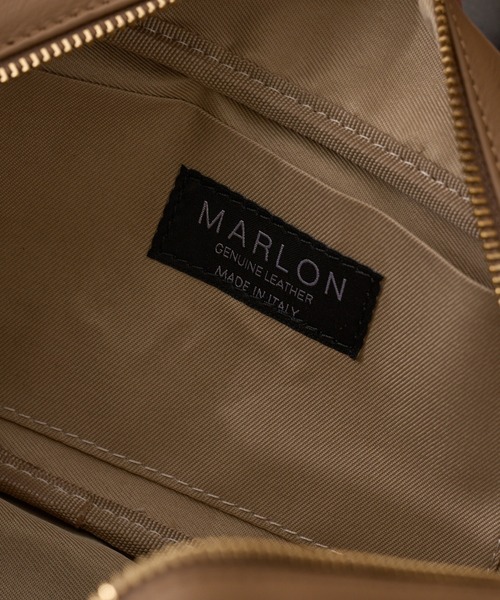 MARLON FIRENZE(マーロンフィレンツェ)の「【MARLON FIRENZE】イタリアンレザー 横長キルティングボストンバッグ(ボストンバッグ・レディース・グレイッシュベージュ/ブラック・FREE)」の18枚目の写真