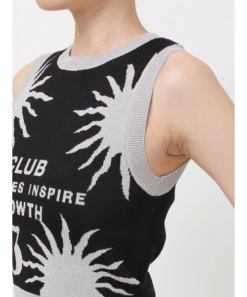 EVRIS（エヴリス）の「ジャガードグラフィックニットトップス（ニット/セーター・レディース・ブラック/ブルー・FREE）」の17枚目の写真