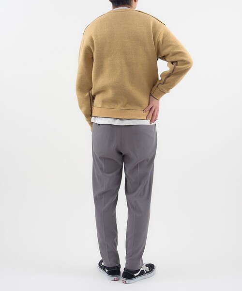 coen（コーエン）の「スタイルスリムクリーンパンツ（スラックス・メンズ・グレー/ブラック/ダークグレー・S/M/L/XL）」の5枚目の写真