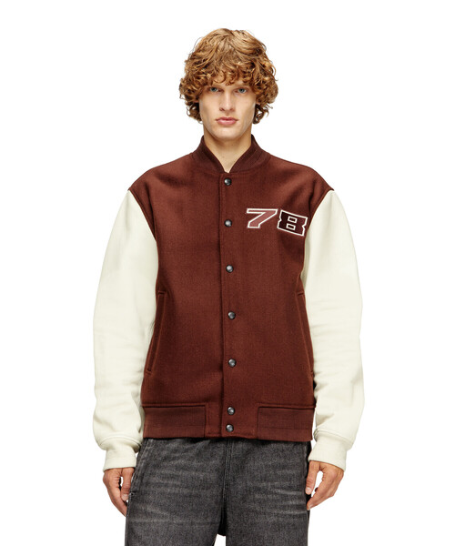 DIESEL（ディーゼル）の「メンズ ブルゾン L-KOPF（スタジャン・メンズ・ブラウン・44/46/50/48/52）」の9枚目の写真