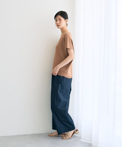 YECCA VECCA（イェッカヴェッカ）の「Vネックドルマンニット（ニット/セーター・レディース・ブラック/キャメル/パープル・FREE）」の14枚目の写真