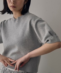 TENTO（テント）の「五分袖 ダブルフェイスニットプルオーバー（ニット/セーター）」