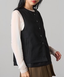 【MAGASIN DE MODE Onjna】ツイードベスト trc