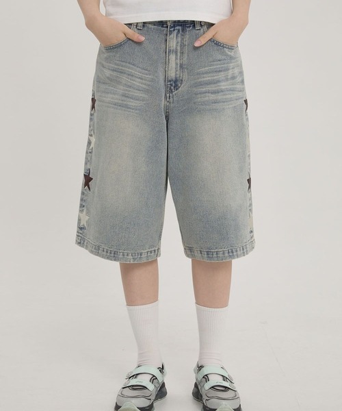 WaiKei（ワイケイ）の「【UNISEX】Wai Kei／スターバミューダパンツ（その他パンツ・レディース・ブルー/ライトブルー・MEDIUM/LARGE）」の16枚目の写真