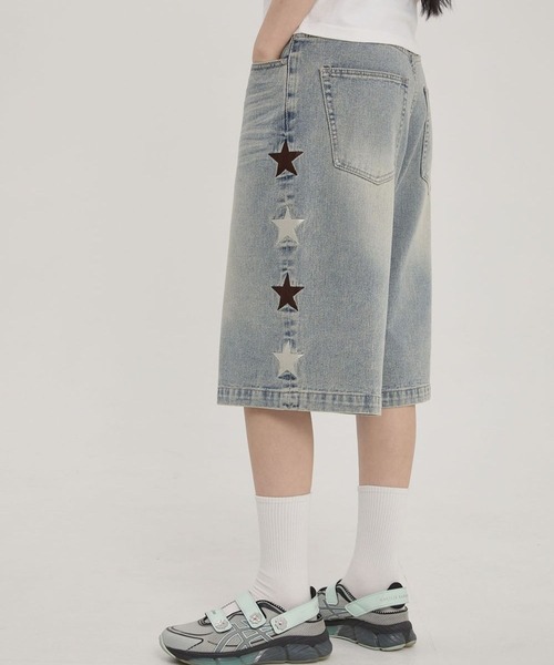 WaiKei（ワイケイ）の「【UNISEX】Wai Kei／スターバミューダパンツ（その他パンツ・レディース・ブルー/ライトブルー・MEDIUM/LARGE）」の15枚目の写真