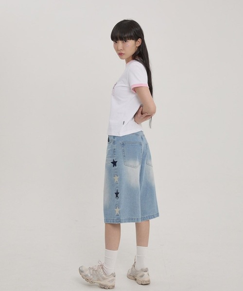 WaiKei（ワイケイ）の「【UNISEX】Wai Kei／スターバミューダパンツ（その他パンツ・レディース・ブルー/ライトブルー・MEDIUM/LARGE）」の6枚目の写真