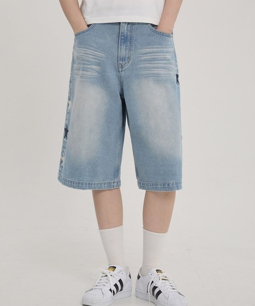 WaiKei（ワイケイ）の「【UNISEX】Wai Kei／スターバミューダパンツ（その他パンツ・レディース・ブルー/ライトブルー・MEDIUM/LARGE）」の5枚目の写真