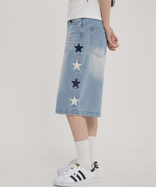 WaiKei（ワイケイ）の「【UNISEX】Wai Kei／スターバミューダパンツ（その他パンツ・レディース・ブルー/ライトブルー・MEDIUM/LARGE）」の3枚目の写真
