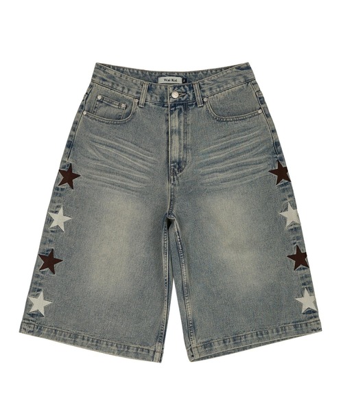 WaiKei（ワイケイ）の「【UNISEX】Wai Kei／スターバミューダパンツ（その他パンツ・レディース・ブルー/ライトブルー・MEDIUM/LARGE）」の12枚目の写真