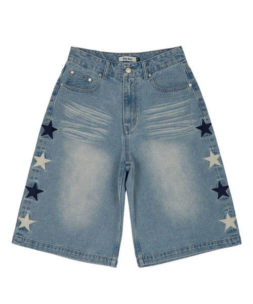 WaiKei（ワイケイ）の「【UNISEX】Wai Kei／スターバミューダパンツ（その他パンツ・レディース・ブルー/ライトブルー・MEDIUM/LARGE）」の11枚目の写真