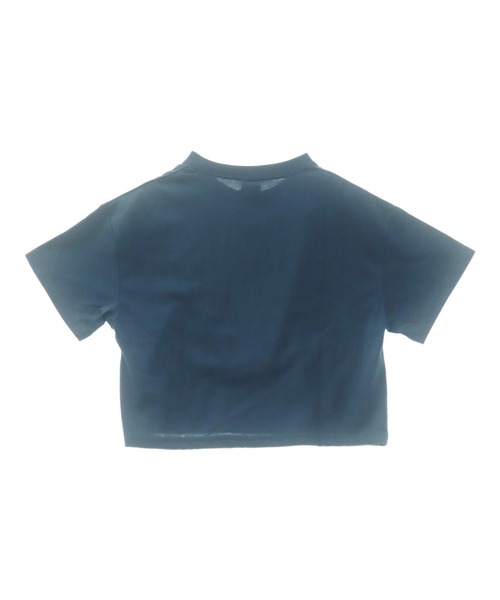 ANAP GｉRL（アナップガール）の「カレッジ プリント クロップド Tシャツ（Tシャツ/カットソー・キッズ・ブラック/ネイビー/ホワイト・XS/S/M）」の19枚目の写真