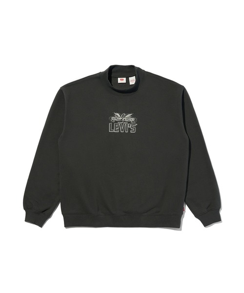 Levi's(リーバイス)の「Levi's/リーバイス モックネックスウェットシャツ(スウェット・レディース・ブラック・S/L/M)」の2枚目の写真