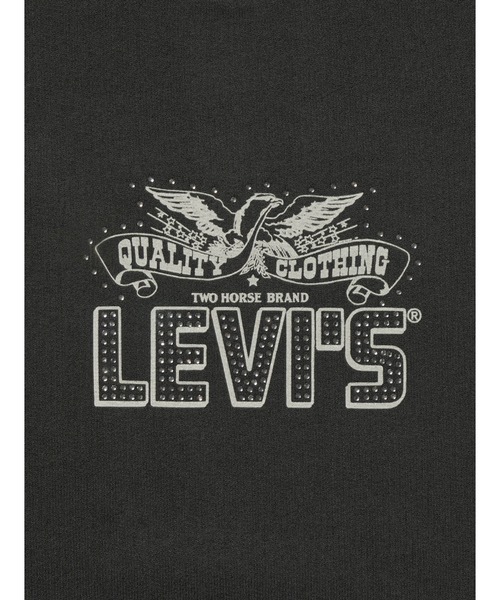 Levi's(リーバイス)の「Levi's/リーバイス モックネックスウェットシャツ(スウェット・レディース・ブラック・S/L/M)」の7枚目の写真