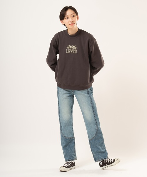 Levi's(リーバイス)の「Levi's/リーバイス モックネックスウェットシャツ(スウェット・レディース・ブラック・S/L/M)」の13枚目の写真