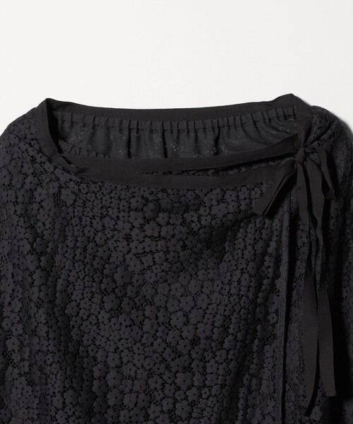 Steven Alan（スティーブンアラン）の「＜Steven Alan＞レース ラップ スカート（スカート・レディース・ブラック/オフホワイト・FREE）」の4枚目の写真