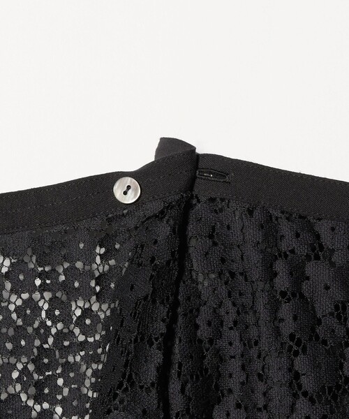 Steven Alan（スティーブンアラン）の「＜Steven Alan＞レース ラップ スカート（スカート・レディース・ブラック/オフホワイト・FREE）」の6枚目の写真