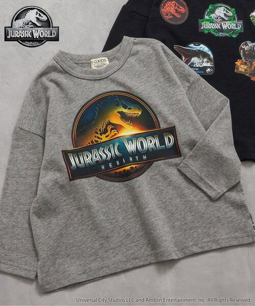 F.O.KIDS（エフオーキッズ）の「【ジュラシックワールド】長袖Tシャツ（Tシャツ/カットソー・キッズ・ブラック/レッド/グレー・100/90/80/120/110/140/130）」の8枚目の写真