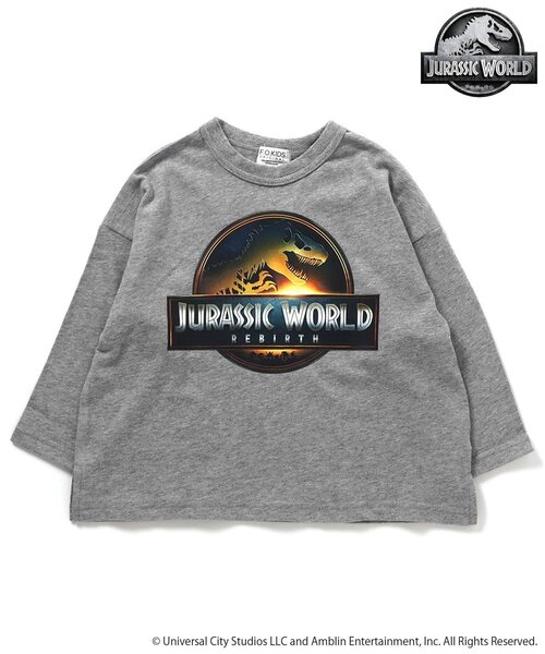 F.O.KIDS（エフオーキッズ）の「【ジュラシックワールド】長袖Tシャツ（Tシャツ/カットソー・キッズ・ブラック/レッド/グレー・100/90/80/120/110/140/130）」の4枚目の写真