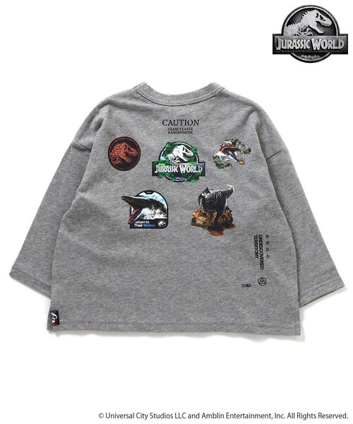 F.O.KIDS（エフオーキッズ）の「【ジュラシックワールド】長袖Tシャツ（Tシャツ/カットソー・キッズ・ブラック/レッド/グレー・100/90/80/120/110/140/130）」の5枚目の写真