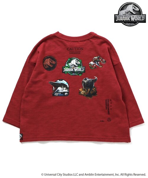 F.O.KIDS（エフオーキッズ）の「【ジュラシックワールド】長袖Tシャツ（Tシャツ/カットソー・キッズ・ブラック/レッド/グレー・100/90/80/120/110/140/130）」の12枚目の写真