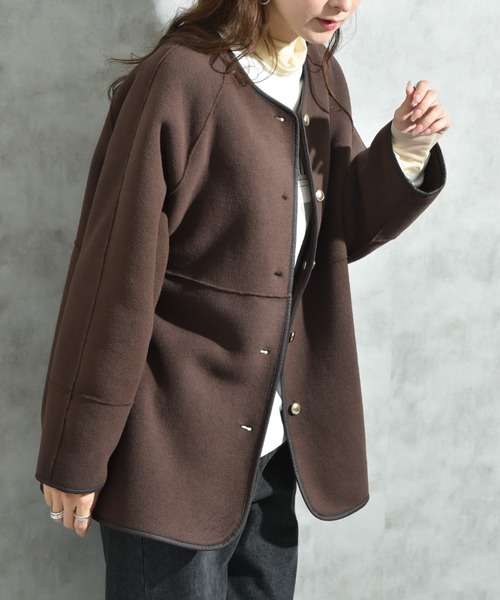 セール】【ACUTA】リバーシブルボアコート（その他アウター