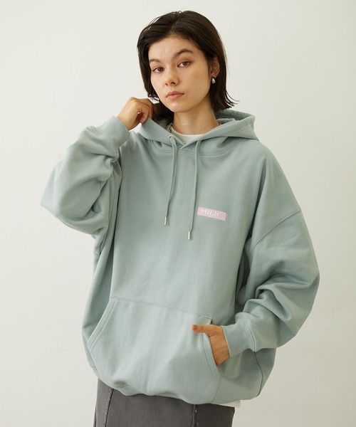MILKFED.(ミルクフェド)の「TIGER SWEAT HOODIE(パーカー・レディース・ライトブルー/オートミール/チャコール・M/L)」の11枚目の写真