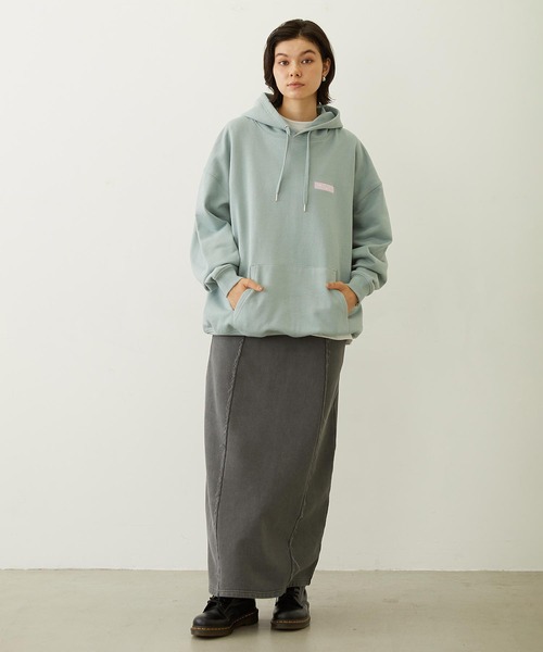 MILKFED.(ミルクフェド)の「TIGER SWEAT HOODIE(パーカー・レディース・ライトブルー/オートミール/チャコール・M/L)」の17枚目の写真