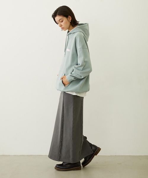 MILKFED.(ミルクフェド)の「TIGER SWEAT HOODIE(パーカー・レディース・ライトブルー/オートミール/チャコール・M/L)」の20枚目の写真