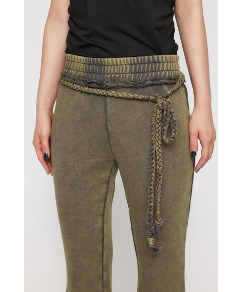LAGUA GEM（ラグアジェム）の「WASH FLARE スウェットパンツ（スウェットパンツ・レディース・ブラック/カーキ・SMALL/MEDIUM）」の13枚目の写真