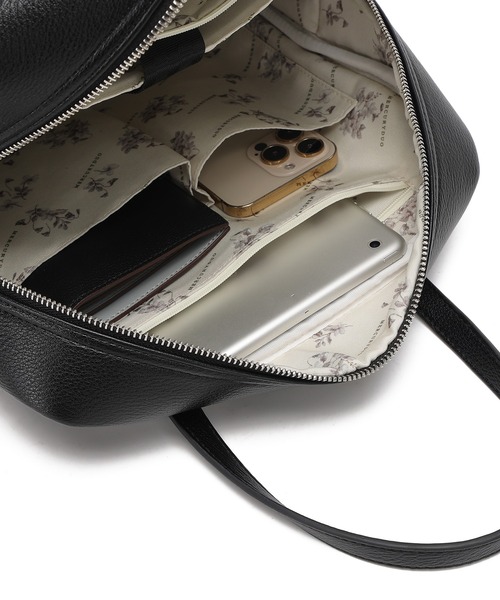 MERCURYDUO（マーキュリーデュオ）の「【MERCURYDUO/マーキュリーデュオ】ワークバックパック／A4サイズ・16インチ収納可能（バックパック/リュック・レディース・ブラック/グレイッシュベージュ/アイボリー・FREE）」の6枚目の写真