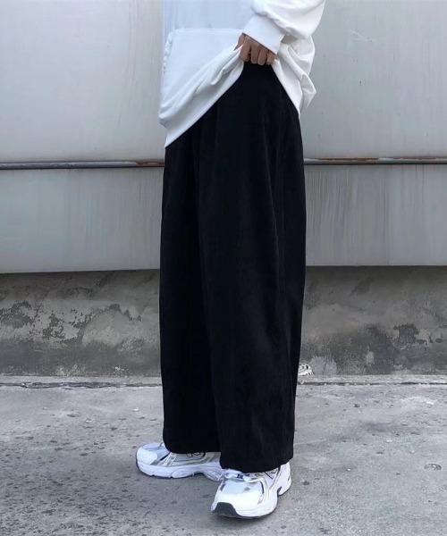 SHEPP(シープ)の「コーデュロイワイドイージーパンツ(その他パンツ・メンズ・ブラック/ベージュ・M/L)」の7枚目の写真