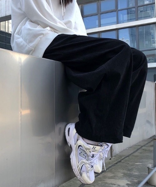 SHEPP(シープ)の「コーデュロイワイドイージーパンツ(その他パンツ・メンズ・ブラック/ベージュ・M/L)」の20枚目の写真