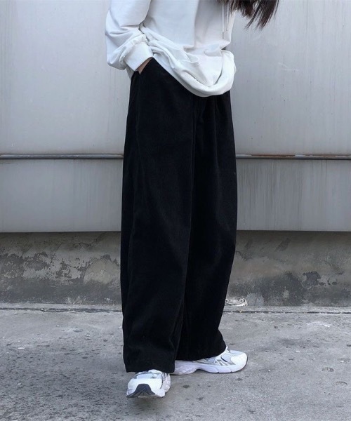 SHEPP(シープ)の「コーデュロイワイドイージーパンツ(その他パンツ・メンズ・ブラック/ベージュ・M/L)」の15枚目の写真