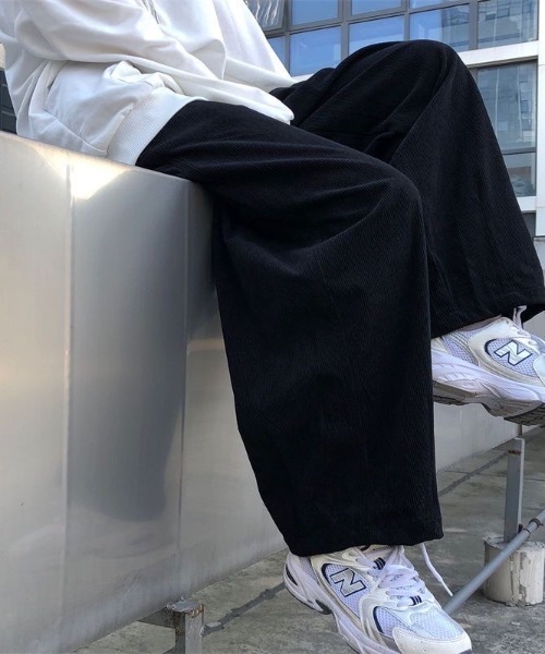 SHEPP(シープ)の「コーデュロイワイドイージーパンツ(その他パンツ・メンズ・ブラック/ベージュ・M/L)」の21枚目の写真