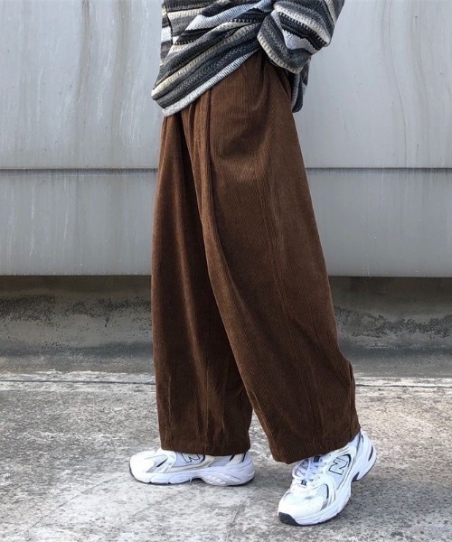 SHEPP(シープ)の「コーデュロイワイドイージーパンツ(その他パンツ・メンズ・ブラック/ベージュ・M/L)」の22枚目の写真