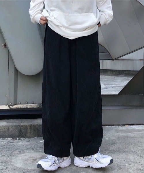 SHEPP(シープ)の「コーデュロイワイドイージーパンツ(その他パンツ・メンズ・ブラック/ベージュ・M/L)」の13枚目の写真