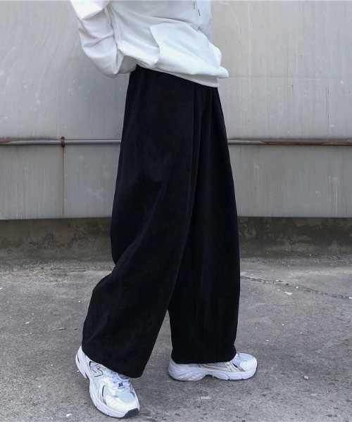SHEPP(シープ)の「コーデュロイワイドイージーパンツ(その他パンツ・メンズ・ブラック/ベージュ・M/L)」の16枚目の写真