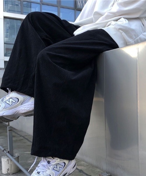 SHEPP(シープ)の「コーデュロイワイドイージーパンツ(その他パンツ・メンズ・ブラック/ベージュ・M/L)」の19枚目の写真