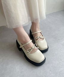 【 メリージェーン スニーカー 】リボンストラップ メリージェーン シューズ /51309