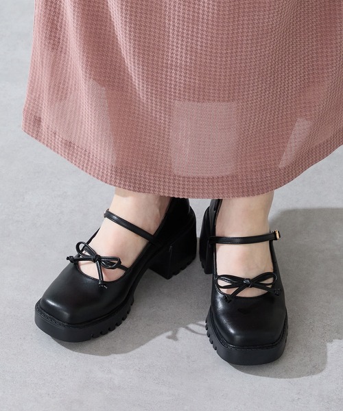 セール】2025秋冬新作 【 メリージェーン スニーカー 】リボン