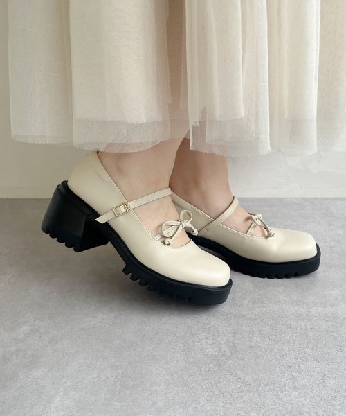 セール】2025秋冬新作 【 メリージェーン スニーカー 】リボン