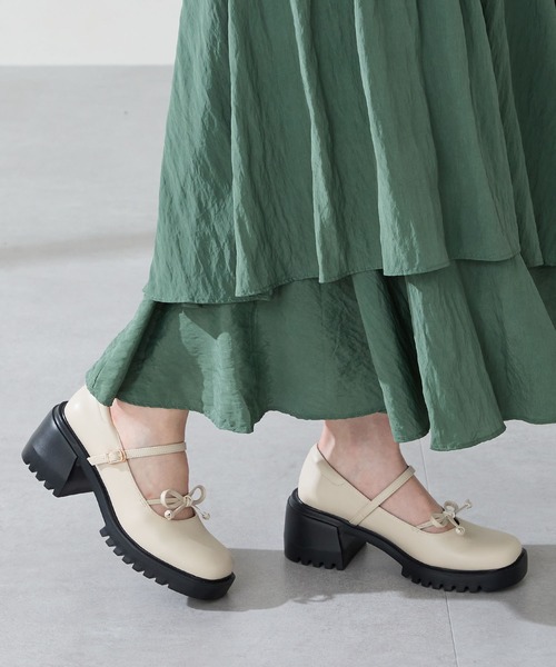 セール】2025秋冬新作 【 メリージェーン スニーカー 】リボン