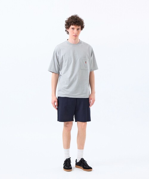 MACKINTOSH PHILOSOPHY(マッキントッシュ フィロソフィー)の「バッキンガムベア 度詰め天竺 スピンドルTシャツ(Tシャツ/カットソー・メンズ・グリーン系その他/グレー系その他2/ダークネイビー/ライトベージュ・38/40)」の15枚目の写真