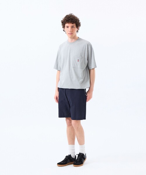 MACKINTOSH PHILOSOPHY(マッキントッシュ フィロソフィー)の「バッキンガムベア 度詰め天竺 スピンドルTシャツ(Tシャツ/カットソー・メンズ・グリーン系その他/グレー系その他2/ダークネイビー/ライトベージュ・38/40)」の14枚目の写真