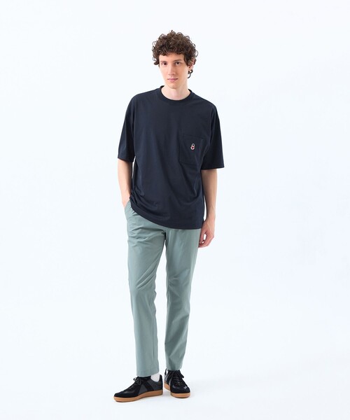 MACKINTOSH PHILOSOPHY(マッキントッシュ フィロソフィー)の「バッキンガムベア 度詰め天竺 スピンドルTシャツ(Tシャツ/カットソー・メンズ・グリーン系その他/グレー系その他2/ダークネイビー/ライトベージュ・38/40)」の13枚目の写真