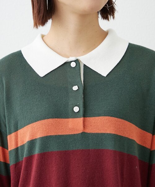 CIAOPANIC TYPY(チャオパニックティピー)の「【willow】シアーラガーニット(ニット/セーター・レディース・キャメル/グリーン/サックスブルー・ONE SIZE)」の5枚目の写真