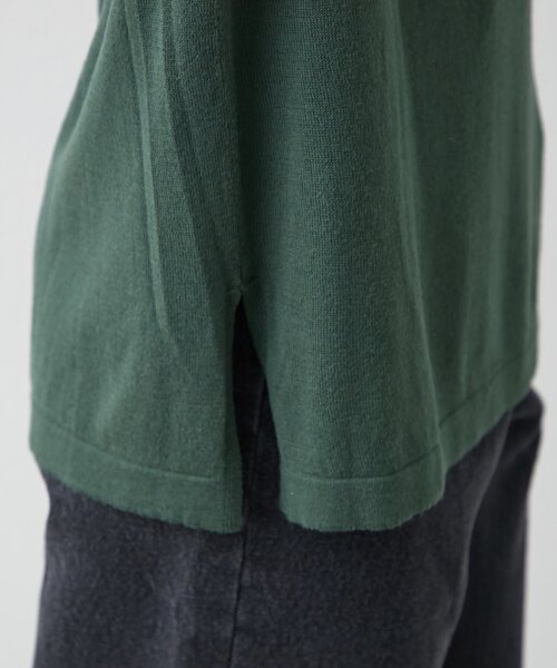 CIAOPANIC TYPY(チャオパニックティピー)の「【willow】シアーラガーニット(ニット/セーター・レディース・キャメル/グリーン/サックスブルー・ONE SIZE)」の7枚目の写真