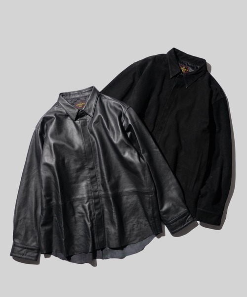 SUNNY SPORTS / サニースポーツ LEATHER SHIRT スムースレザー
