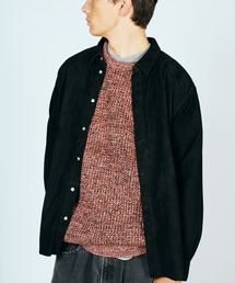 SUNNY  SPORTS（サニースポーツ）の「SUNNY SPORTS / サニースポーツ LEATHER SHIRT スムースレザー スウェード リラックスフィット レザーシャツ（シャツ/ブラウス）」