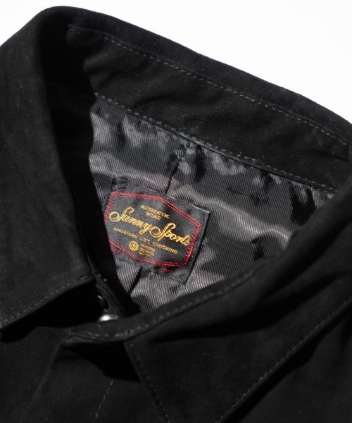 SUNNY  SPORTS（サニースポーツ）の「SUNNY SPORTS / サニースポーツ LEATHER SHIRT スムースレザー スウェード リラックスフィット レザーシャツ（シャツ/ブラウス・メンズ・ブラック系その他/ブラック・MEDIUM/LARGE）」の16枚目の写真
